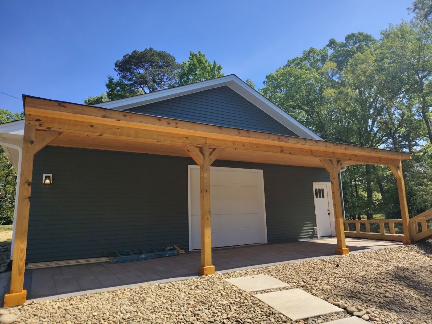 Pergolas, Decks & Porches installed by Andrew's Landscaping in the Lake Norman area